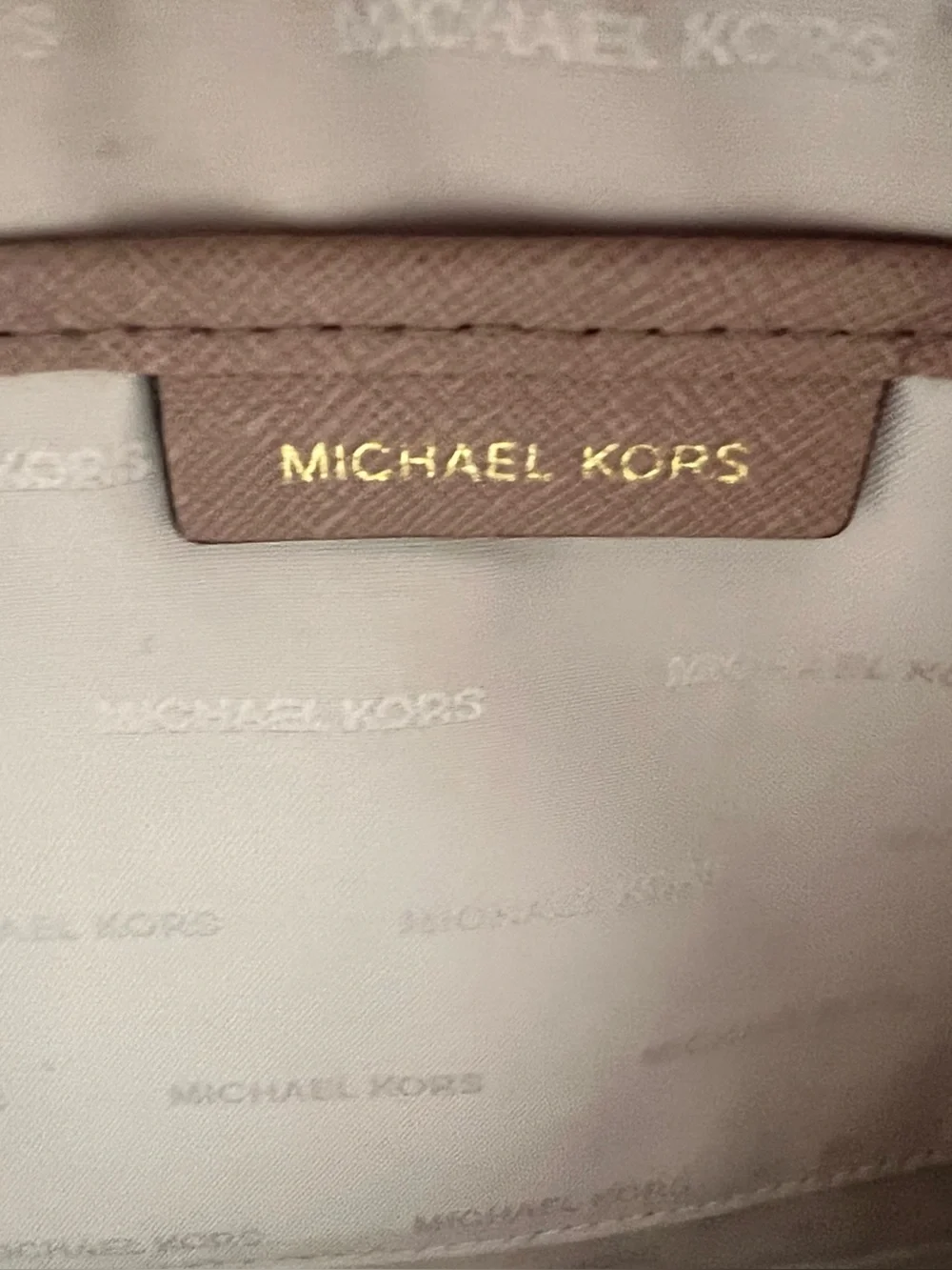 Michael Kors Dusty Rose Pebbled Leather Large Wristlet/Wallet | GUC | Fits Phone - Picture 4 of 14